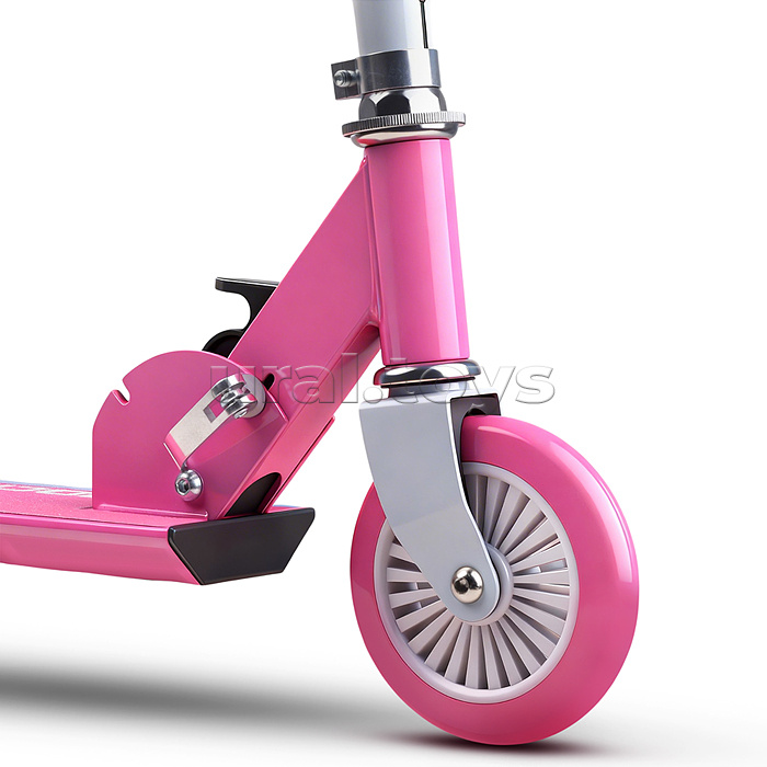 Самокат 2-х колесный ROCKET,колеса PU/ 125 мм, ABEC 7, розовый (в пакете)