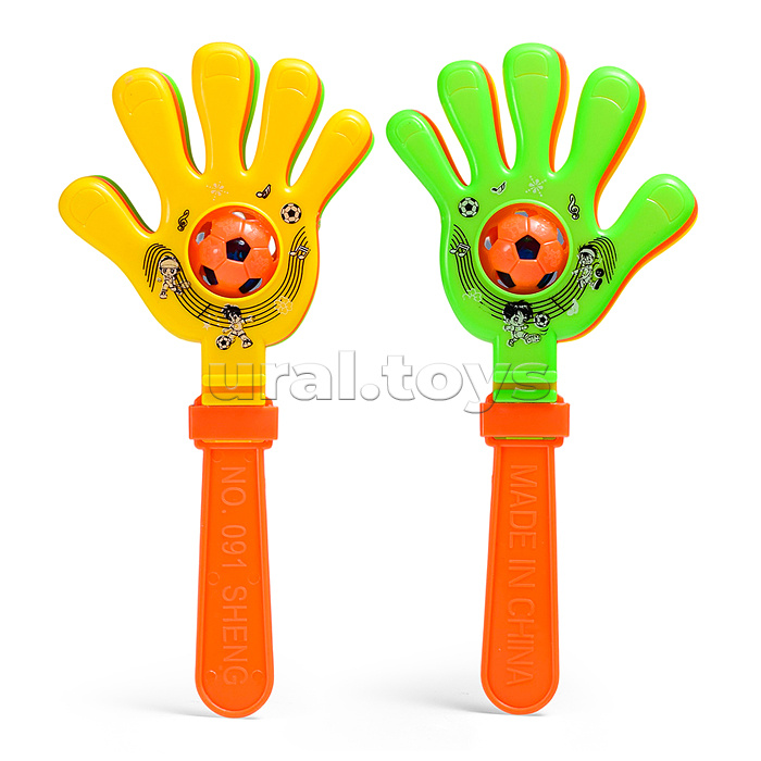 Игрушка Стучалка - хлопалка "Звонкая ладошка" в пакете