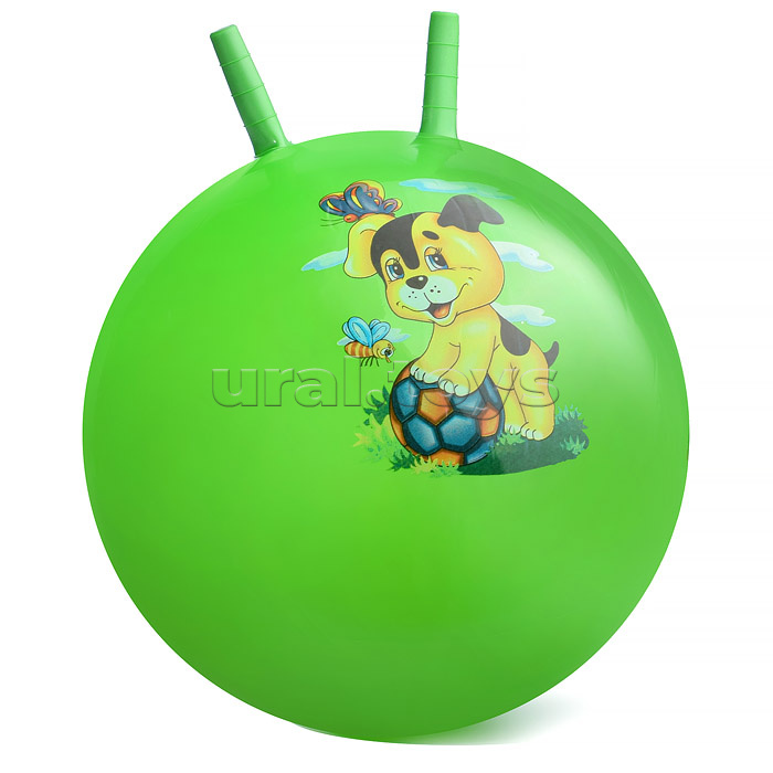 Мяч с рожками 55 см "Животные"