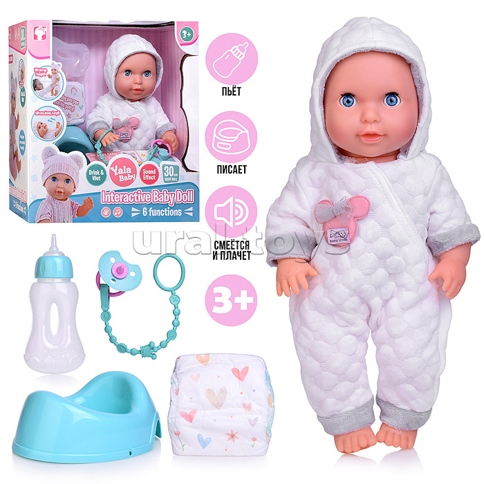 Пупс с аксессуарами "Настенька" в коробке