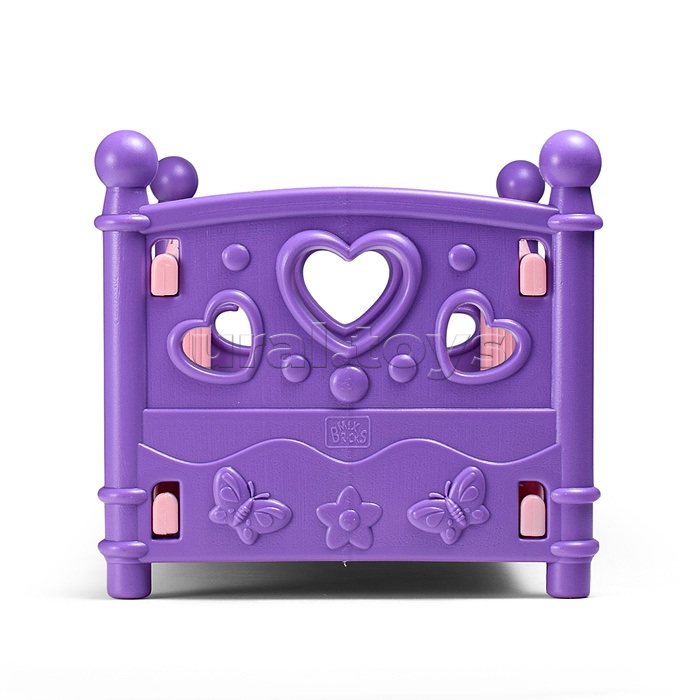 Кровать для кукол (37*21*21 см) пластмассовая