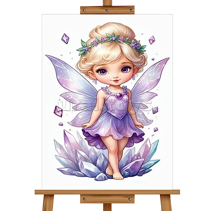 Мозаика алмазная "Красивая фея" 20*30см