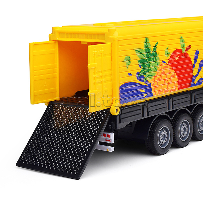 Машина "Фура- Авторефрижератор" (свет,звук) в коробке