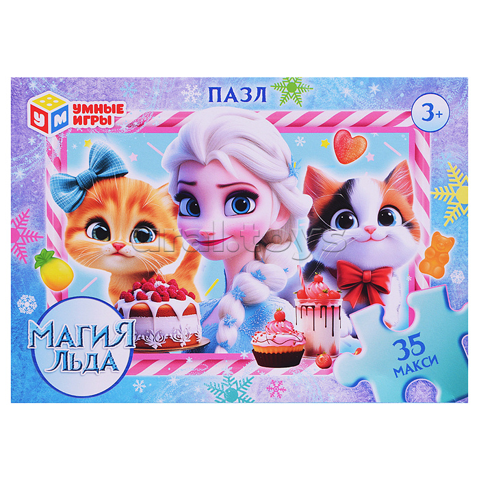 Макси-пазлы 35 "Магия льда"