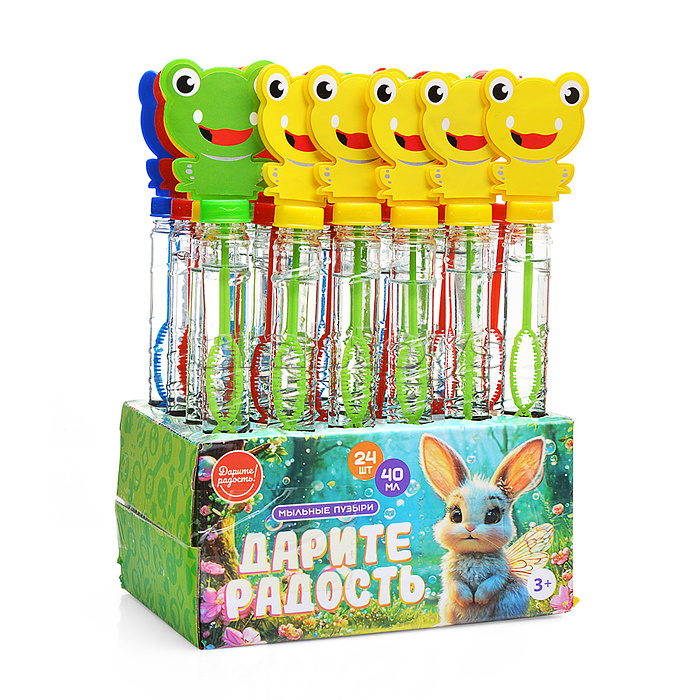 Мыльные пузыри "Лягушка" 40 мл.