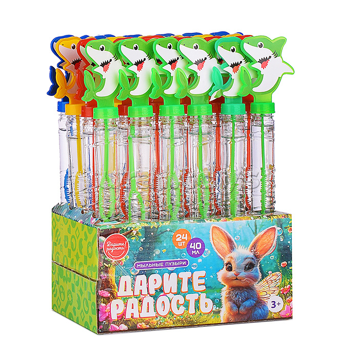 Мыльные пузыри "Акула" 40 мл.