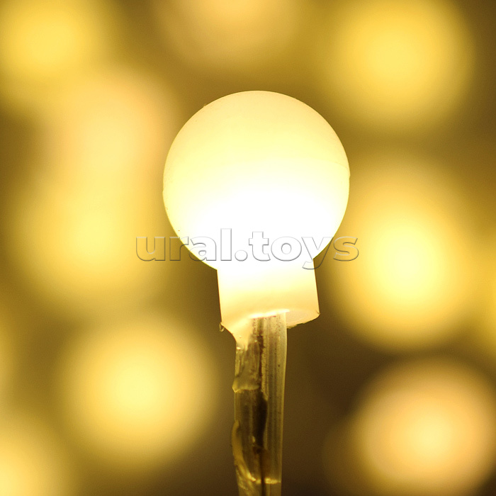 Электрогирлянда "Шарики матовые" 2,2м., 20 ламп, теплый