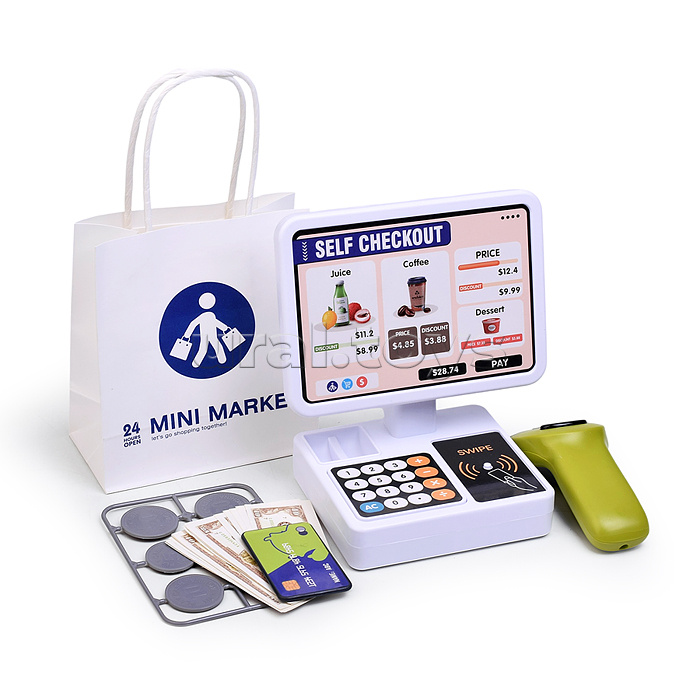 Набор Супермаркет "Юный продавец" (свет, звук) в коробке