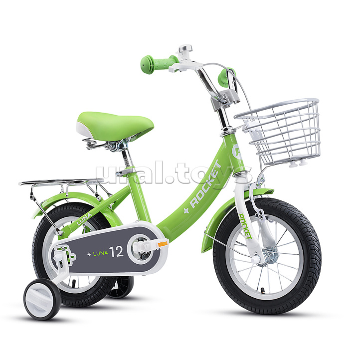 Велосипед 12" Rocket Luna, цвет зеленый