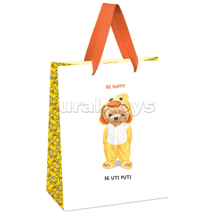 Пакет подарочный 18х23х10см "Uti Puti" выб. лак, матовая ламинация