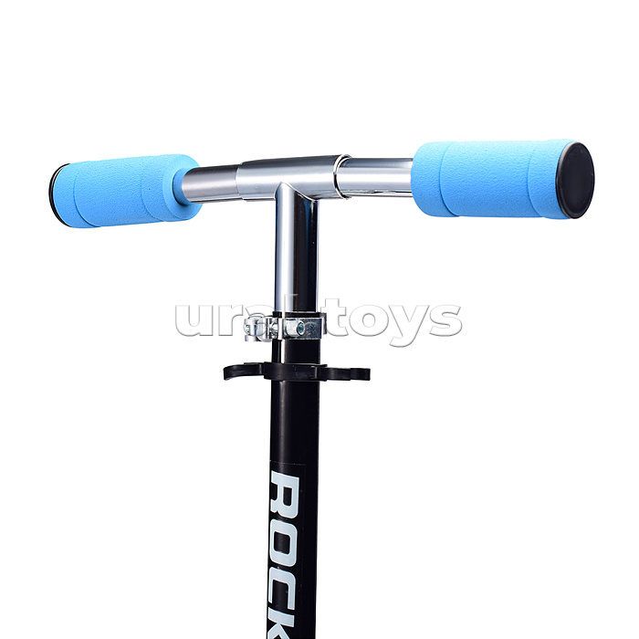 Самокат-снегокат, складной, в коробке (синий)