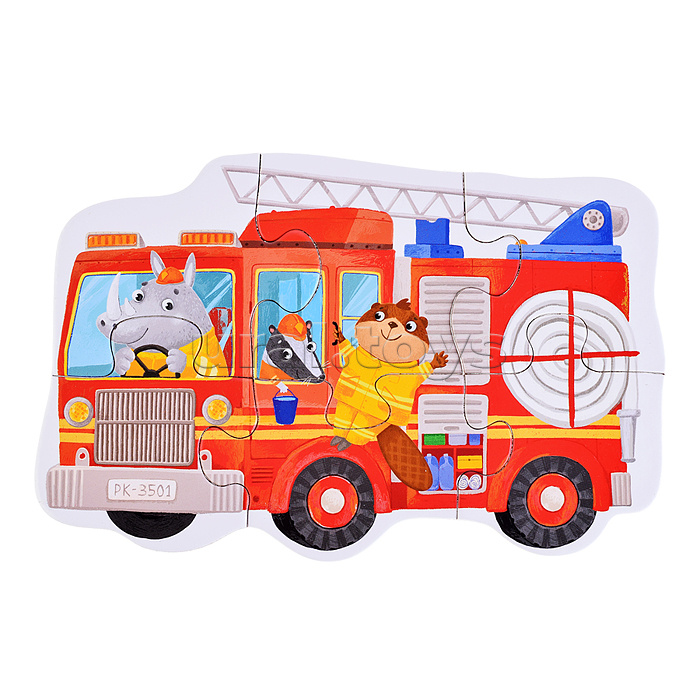 IQ Пазл напольный. Машинки (Cars 3л) 3+