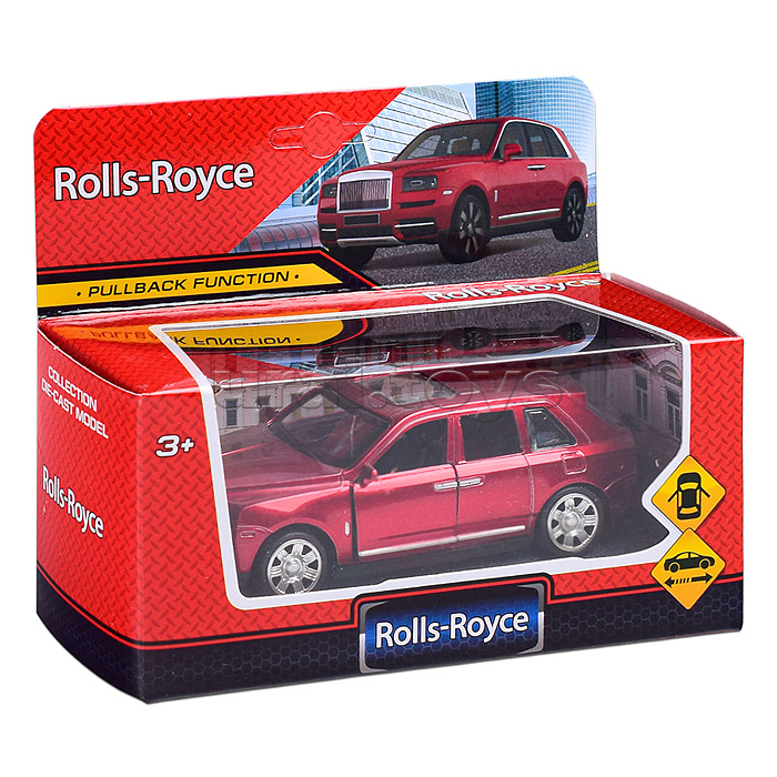 Машина метал Внедорожник Rolls-Royce 13см, инерц., двери Машина метал Внедорожник Rolls-Royce 13см, инерц., двери