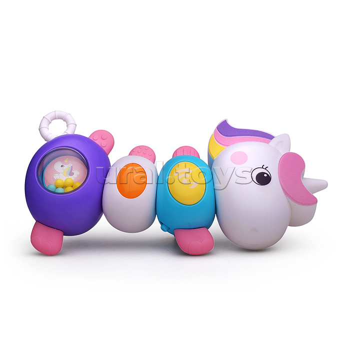 Игрушка развивающая "Погремушка Единорожка" в коробке