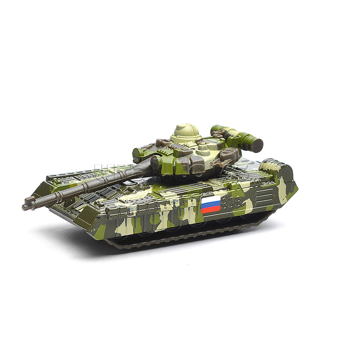 Модель металл Танк Т-90, 7,5 см и Военная часть 10 см, ассортимент Модель металл Танк Т-90, 7,5 см и Военная часть 10 см, ассортимент