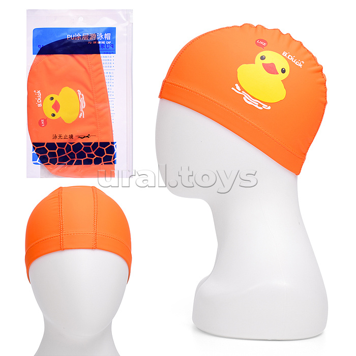 Шапочка для плавания с рисунком, в ассортименте, в пакете
