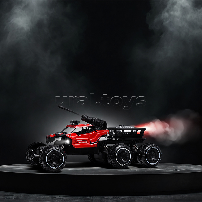 Машина "Погоня за монстрами" красный, р/у, 27 MHz, в коробке