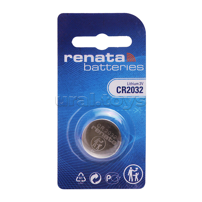 Батарейки литиевые RENATA CR2032 BL1