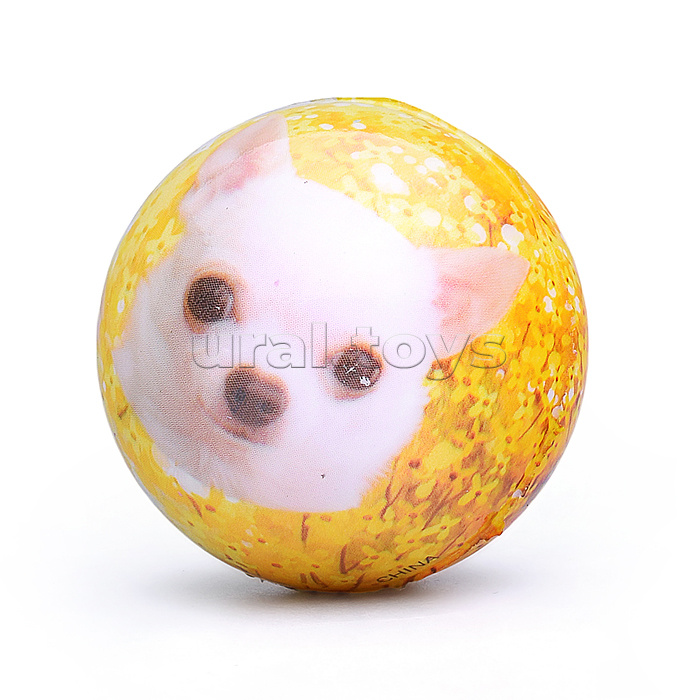 Мяч мягкий "Собачка" (5 см) в пакете