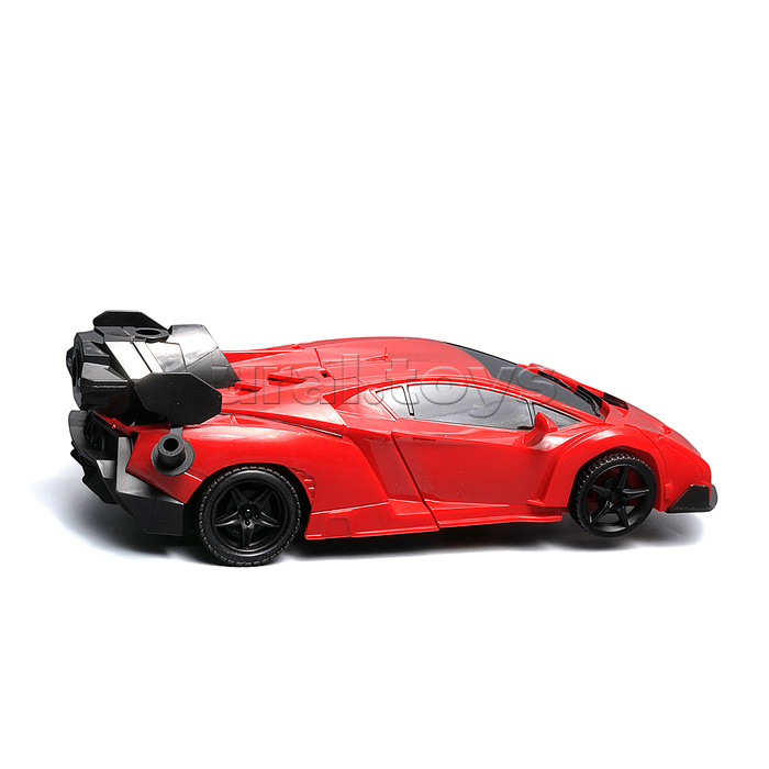 Машина "Машина-робот" р/у, 27 MHz, со спреем, с аккум., в коробке