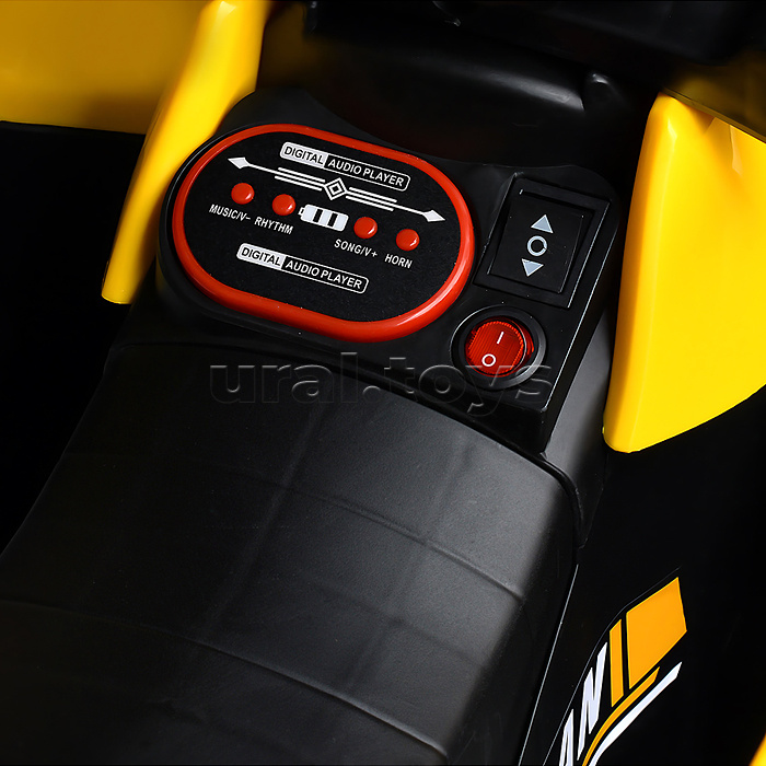 Электромобиль детский "Квадроцикл" (цвет желтый)