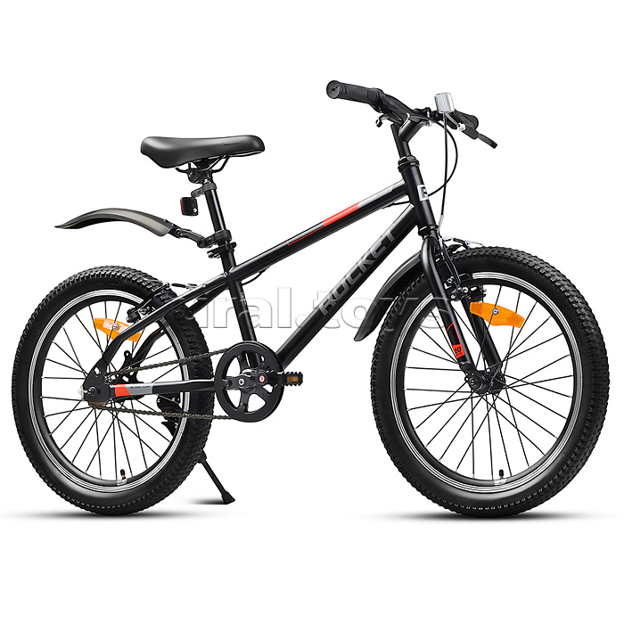 Велосипед 20" Rocket Crux, цвет черный, размер 11"