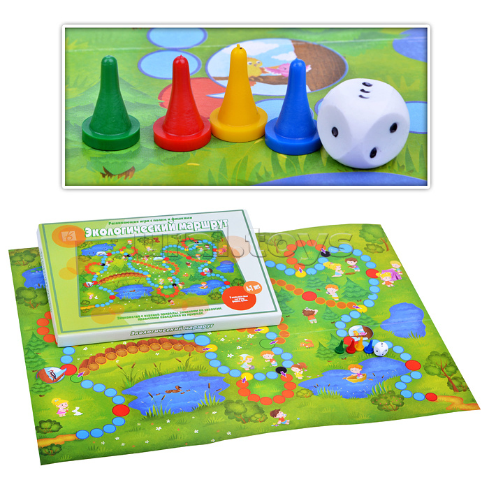 Настольная игра "Экологический маршрут"