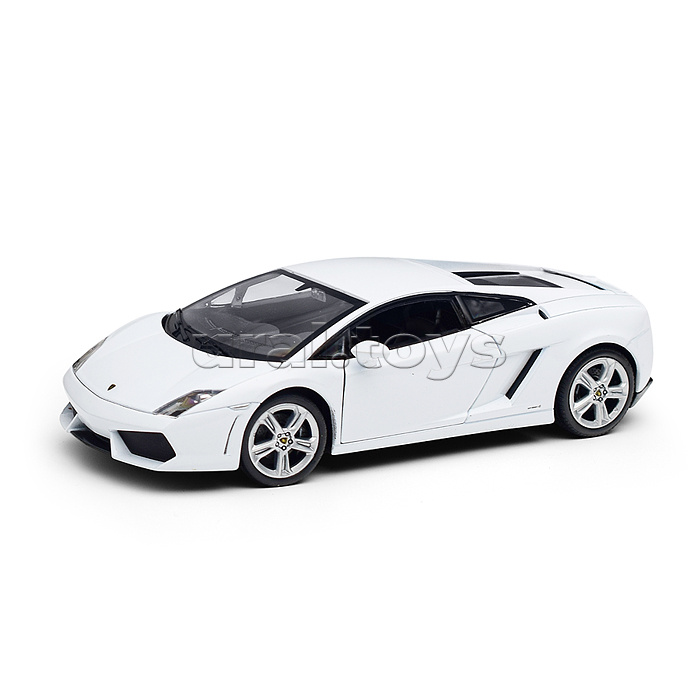 Машинка 1:24 Lamborghini Gallardo LP560-4, белый Машинка 1:24 Lamborghini Gallardo LP560-4, белый