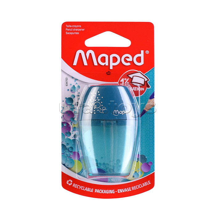 Точилка 1 отверстием с контейнером "Shaker"