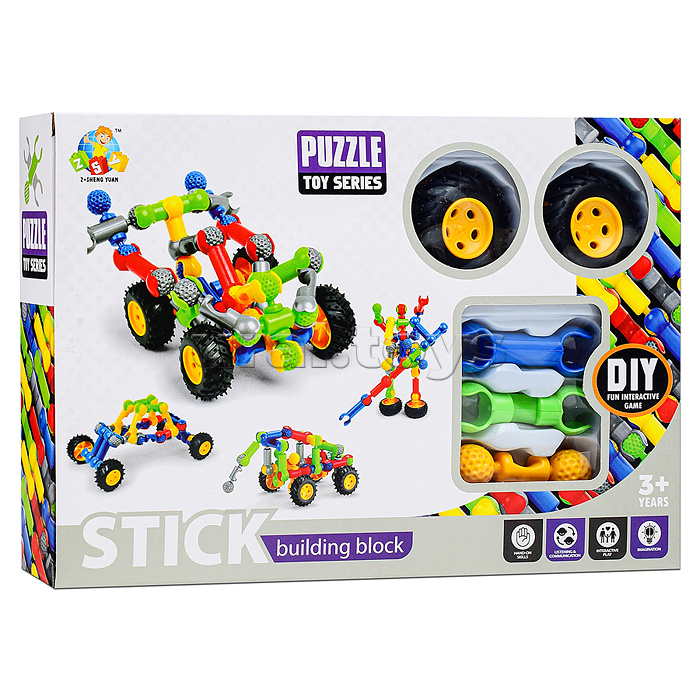 Конструктор "Супер робот №2" (36 дет.) в коробке