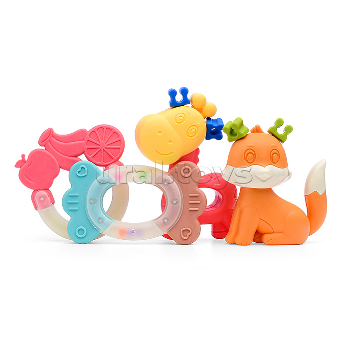 Набор погремушек "Животные" в пакете Набор погремушек "Животные" в пакете