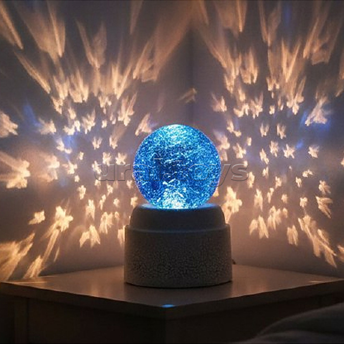 Ночник "Хрустальный шар" (в ассортименте) в коробке