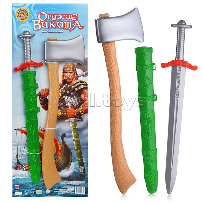 Оружие викинга (топор+меч)