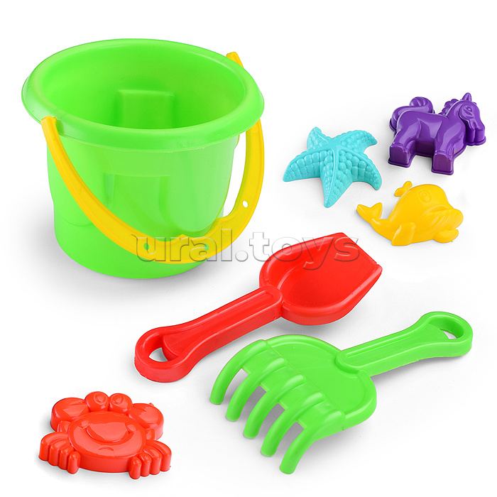 Набор для игры в песке с ведром мини №2 Набор для игры в песке с ведром мини №2
