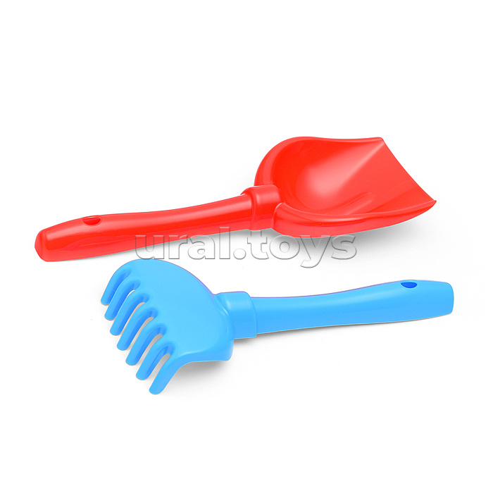 Набор Disney «Микки и Весёлые гонки» №12: ведро с наклейкой, ситечко "Солнышко", лопатка №5, грабельки №5, формочка (самолёт), кораблик "Юнга", лейка №10