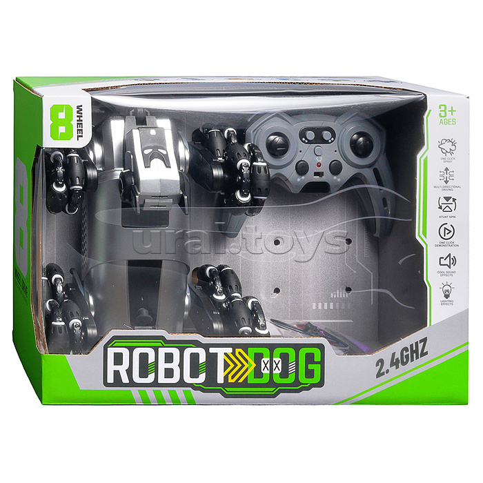 Машина "Мощный мотор" р/у, 27 MHz, с дымом, в коробке