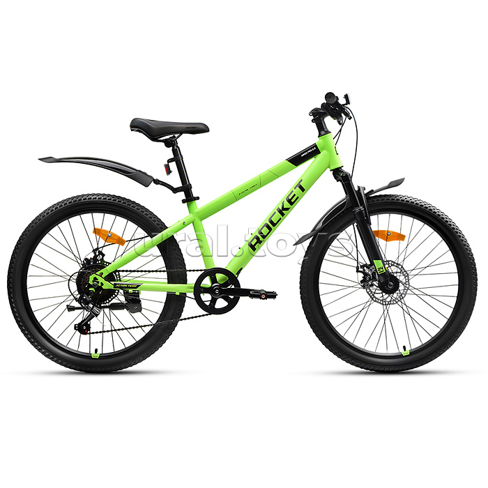 Велосипед 24" Rocket Aries Pro 2.0 , цвет зеленый, размер 13"