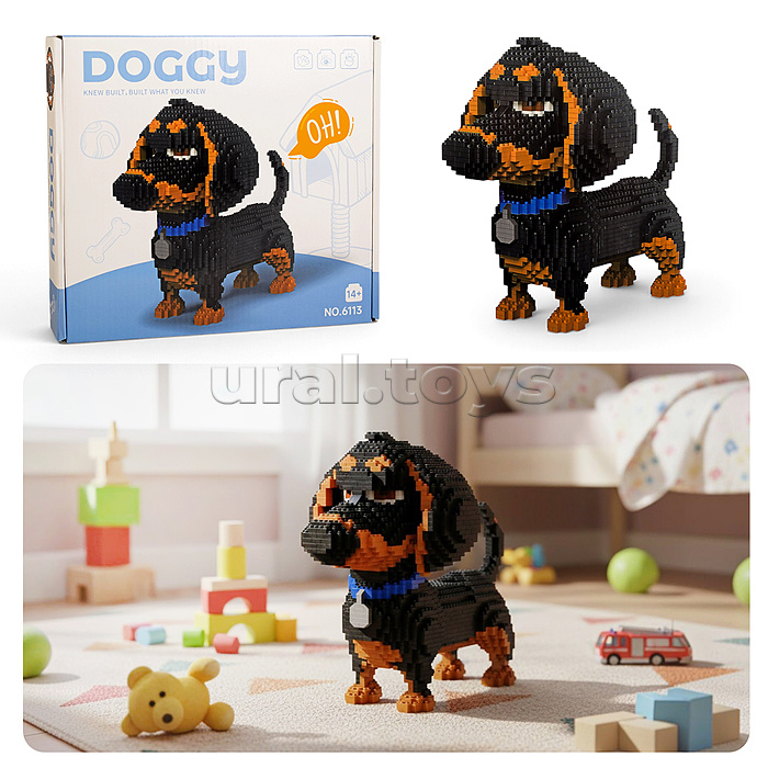 Конструктор "Такса" 3D, в коробке