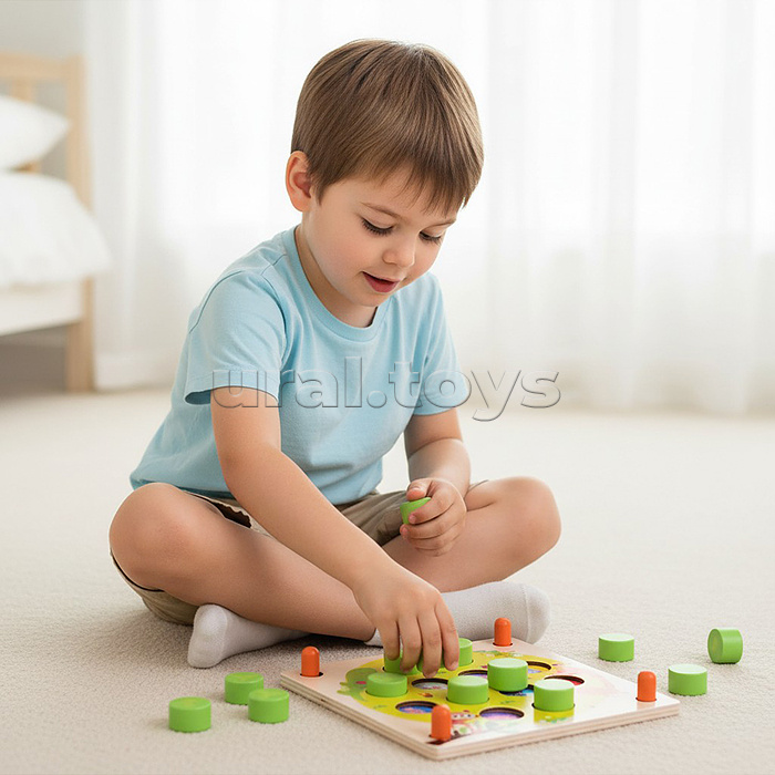 Игра развивающая "Веселая рыбалка - подводный мир"