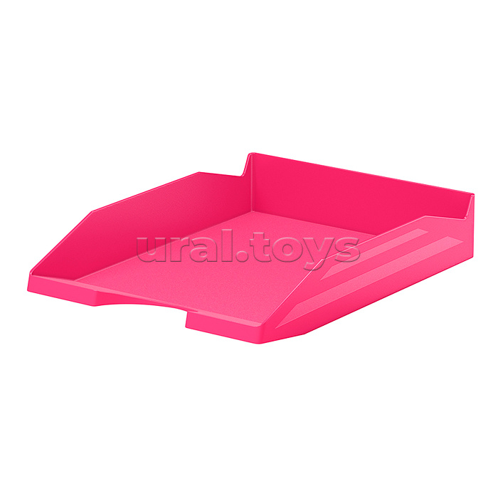 Лоток для бумаг пластиковый Office, Bubble Gum, розовый