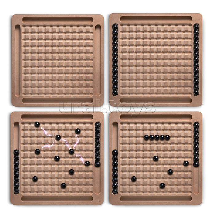 Игра настольная "Магнитное сражение" в коробке