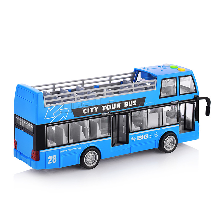 Автобус 1:16 (свет, звук) на батарейках, в коробке