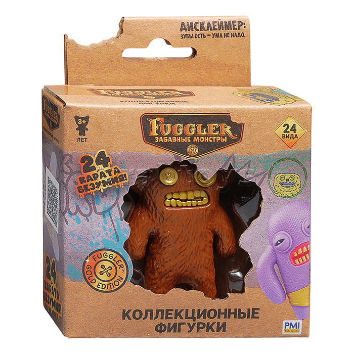 Коллекционная фигурка Морской Тихоня, 1 шт. в коробке с окном, Fuggler Gold Edition