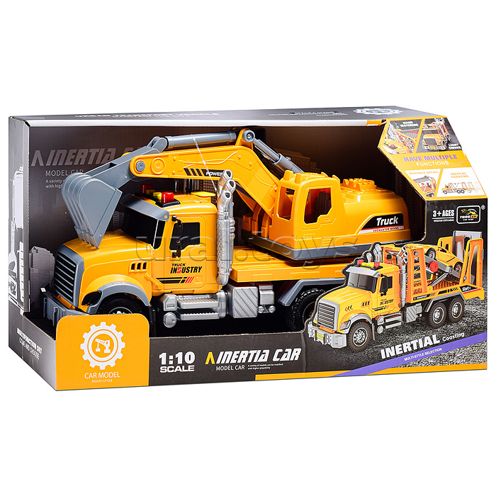 Машина "Ковшовый Титан" на батарейках, в коробке