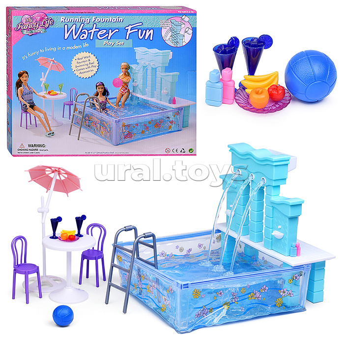 Набор мебели для кукол 2878 "Отпуск" в коробке