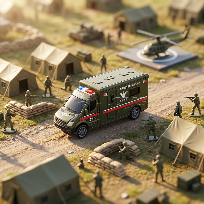 Машина "Экстренная служба" в коробке