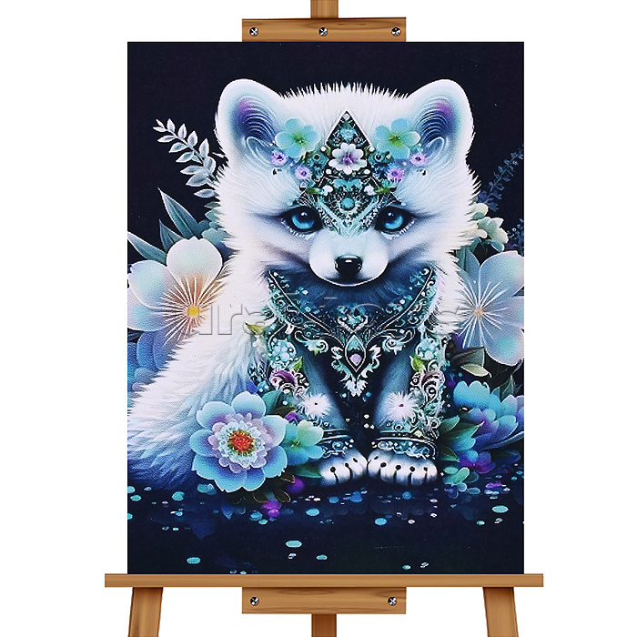 Мозаика алмазная "Волчонок" 20*30см.