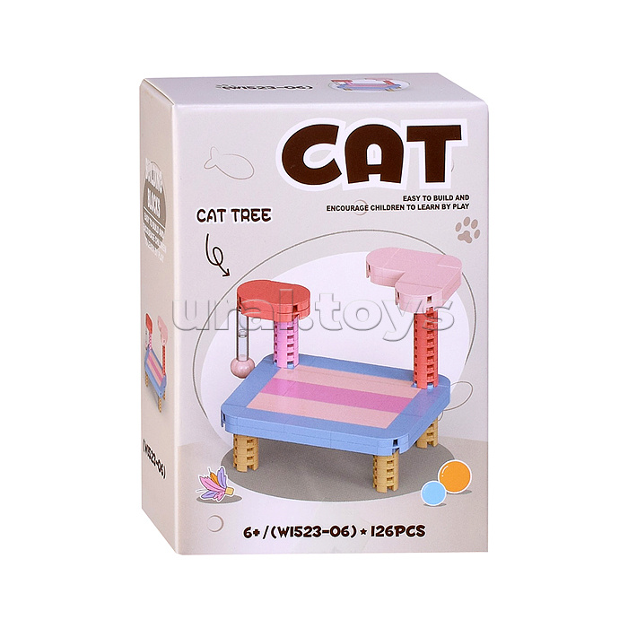 Конструктор "Кошечка" (в ассортименте) в коробке