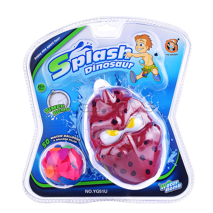 Игрушка - брызгалка "Timer bomb" на листе