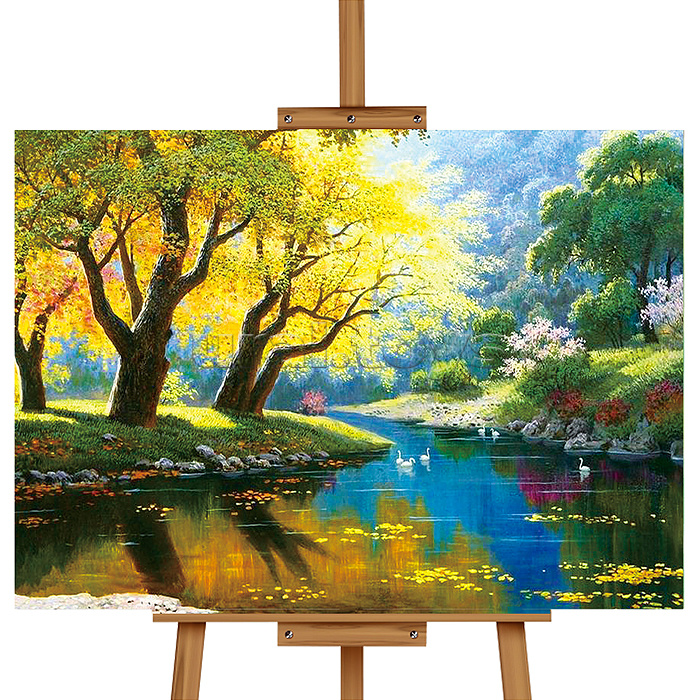 Набор для рисования "Картина по номерам 50х40 см. Летний пейзаж"